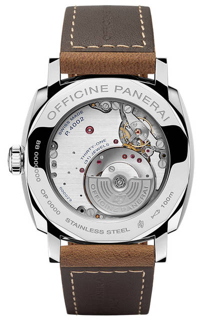 <strong>ラジオミール1940 スリーデイズ GMT<br />パワーリーザーブ オートマティック<br />アッチャイオ-45mm</strong><br />PAM00658<br />ケース｜ステンレススチール<br />直径｜45mm<br />ムーブメント｜自動巻き（Cal.P.4002）<br />機能｜第二時間帯表示、昼夜表示、パワーリザーブ表示（ムーブメント裏蓋側）、ゼロリセット機能、日付表示<br />ストラップ｜カーフ<br />防水｜10気圧<br />発売時期｜2016年夏予定