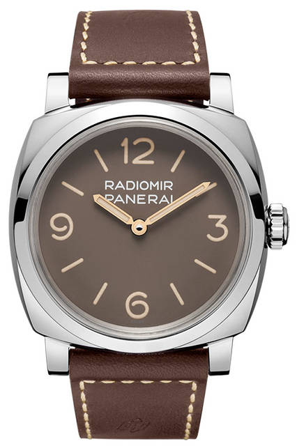 <strong>ラジオミール  1940<br />スリーデイズ アッチャイオ-47mm</strong><br />PAM00662<br />ケース｜ステンレススチール<br />直径｜47mm<br />ムーブメント｜手巻き（Cal.P.3000）<br />ストラップ｜カーフ<br />防水｜10気圧<br />限定数｜世界1000本<br />発売時期｜2016年夏予定
