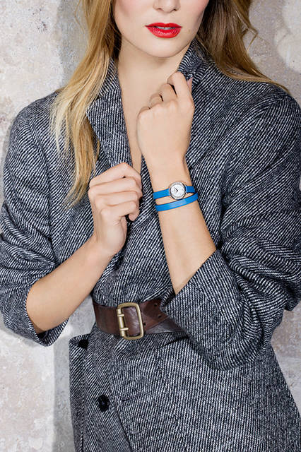 <strong>プティ プロメス</strong><br />ケース｜ダイヤモンド付きステンレススチール<br />直径｜22mm<br />厚さ｜7.68mm<br />ムーブメント｜クォーツ<br />ストラップ｜カーフ（二重巻き）<br />防水｜5気圧<br />発売時期｜2016年9月予定<br />予価｜37万円（税抜）<br />