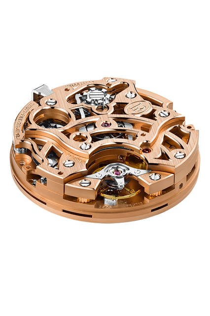 <strong>トンダ クロノール アニヴェルセール</strong><br />ムーブメント│手巻き（Cal.PF361）<br />機能│スプリットセコンド・クロノグラフ（30分積算計、12時間積算計）、日付表示（2枚のディスクを使うビッグデイト）<br />