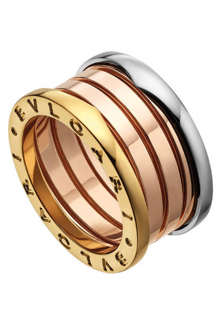 <strong>ビー･ゼロワン パーフェクト ミステイク</strong><br />AN857650<br />素材｜ピンク＋ホワイト＋イエローゴールド<br />価格｜23万円<br />