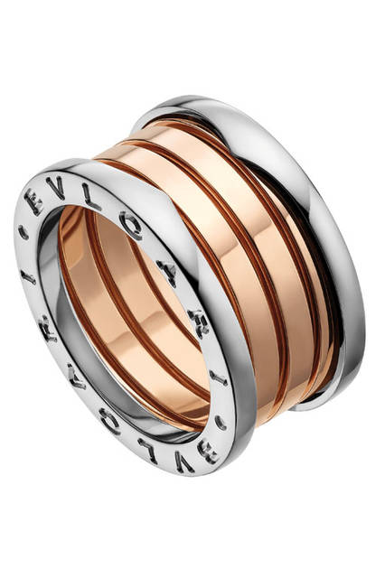 <strong>ビー･ゼロワン パーフェクト ミステイク</strong><br />AN857651<br />素材｜ピンク＋ホワイトゴールド<br />価格｜23万円<br />