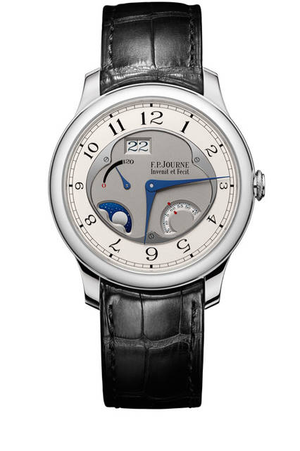 <strong>オクタ・ディヴィーヌ</strong><br />ケース｜プラチナ<br />直径｜40mmまたは42mm<br />厚さ｜10.6 mm<br />ムーブメント｜自動巻き（Cal.1300.3）<br />パワーリザーブ｜160時間±12時間（120時間表示）<br />機能｜ムーンフェイズ、ビッグデイト、パワーリザーブ表示、スモールセコンド<br />ストラップ｜アリゲーター<br />発売中<br />価格｜598万円（税別）