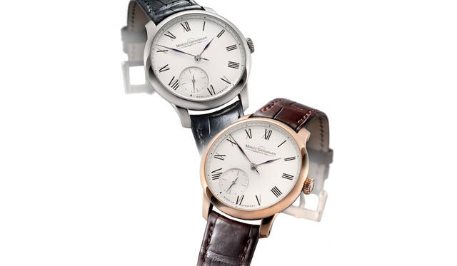 18Kローズゴールドモデル（左）、18Kホワイトゴールドモデル（右）、各々15本限定で発売。<br /><br /><strong>テフヌート ジャパンリミテッド</strong><br />ケース｜18Kローズゴールド（写真右）、18Kホワイトゴールド（写真左）<br />直径｜36.00mm<br />ムーブメント｜自社製手巻き（Cal.102.0）<br />パワーリザーブ｜約48時間<br />ストラップ｜アリゲーター<br />発売時期｜2016年3月<br />限定本数｜18Kローズゴールド、18Kホワイトゴールド、各々15本価格｜280万円／18Kローズゴールド（税別）、290万円／18Kホワイトゴールド（税別）