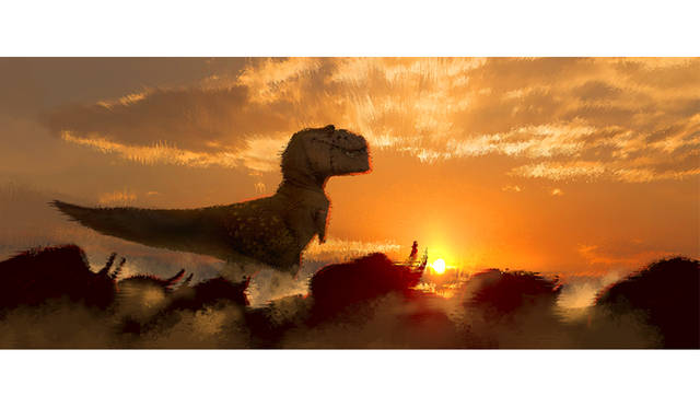 シャロン・キャラハン｜≪カラースクリプト≫｜『アーロと少年』（2015年）｜デジタルペインティング｜©Disney/Pixar