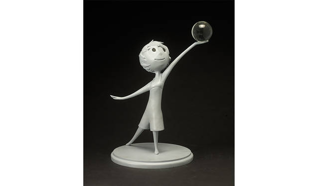 ジェローム・ランフト｜≪ヨロコビ≫｜『インサイド・ヘッド』（2015年）｜ウレタン樹脂鋳造｜©Disney/Pixar