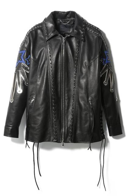 <strong>DIESEL BLACK GOLD青山限定</strong><br/>WOMEN'S レザージャケット<br/>価格｜37万3000円