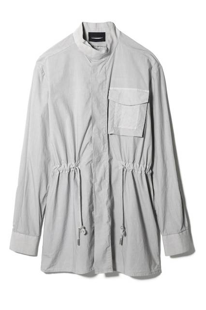 <strong>DIESEL BLACK GOLD青山限定</strong><br/>MEN'S ロングシャツ（チョークホワイト）<br/> 価格｜4万1000円