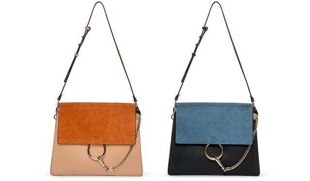 ノンシャランなクロエガールズのスピリットを象徴する「FAYE」バッグは、ラグジュアリーでエレガントかつエフォートレスな洗練された佇まいながら、アコーディオンガゼット（マチ）による高い収納力を兼ね備えた、アクティブなクロエガールズにふさわしいバッグ。バッグ（左よりcafé、myrtille）各21万1680円