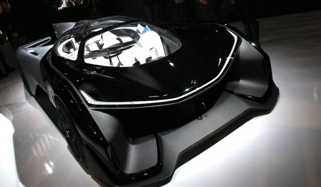 ロスアンゼルスのエンジニアリング会社「ファラデイ フューチャー」のEVコンセプト「FFZERO1」。