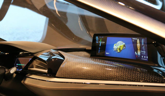 ジェスチャー・コントロールを搭載したBMWiビジョン・フューチャー・イントラクション。