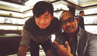 HIROSHI WATANABE(左)とDerrick May(右)