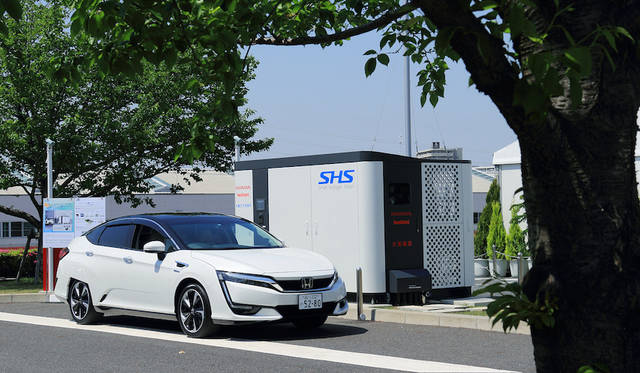 水素製造から充填までの主要構成部品をパッケージ型に収納した「スマート水素ステーション」