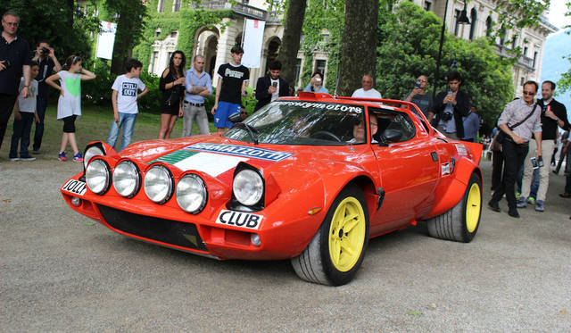 16歳以下の来場者による人気投票賞に輝いた1975年ランチア・ストラトス。