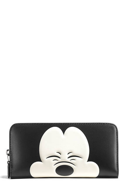 <strong>ミッキー アコーディオン ジップ ウォレット グラブタン レザー</strong><br> 価格｜5万1840円<br> サイズ｜H10 x W20（cm）