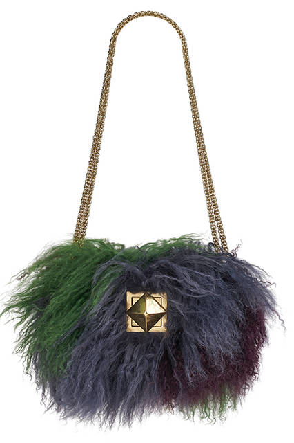 AW2016-17<br> ラムファー マルチカラーヴェル<br> 15万8000円（税抜）