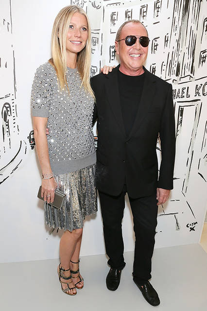 542144406 Gwyneth Paltrow(グウィネス・パルトロー)&デザイナーMichael Kors(マイケル・コース)<br>© Getty Images for Michael Kors