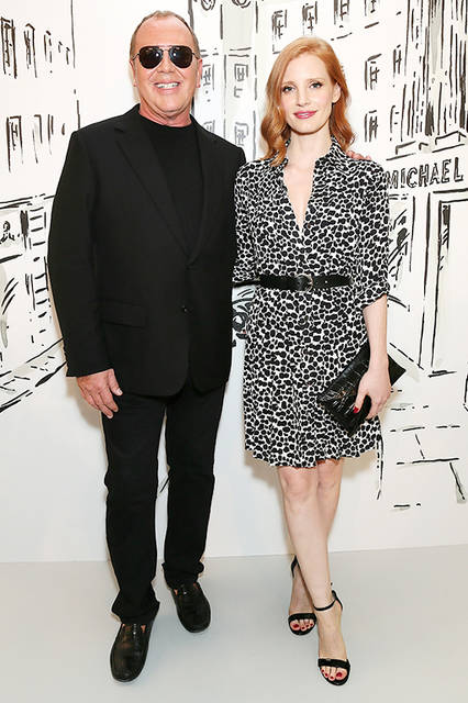 542151972 デザイナーMichael Kors(マイケル・コース)&Jessica Chastain(ジェシカ・チャスティン)© Getty Images for Michael Kors