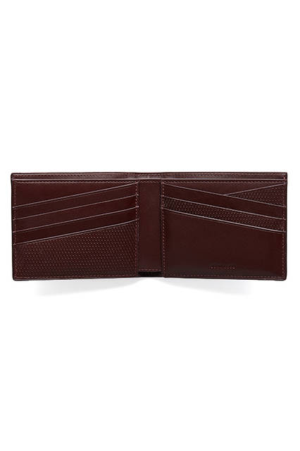 ふたつ折りサイフ｜ブラック、ネイビー、バーガンディー<br> 価格｜10万4760円<br>