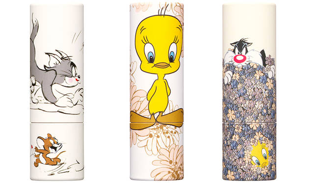 左から) リップスティック ケース WB 001 1000円（税抜）、 リップスティック ケース WB 002 1000円（税抜）、 リップスティック ケース WB 003 1000円（税抜）<br><br> LOONEY TUNES and all related characters and elements © & ™ Warner Bros. Entertainment Inc. (s16) <br> TOM AND JERRY and all related characters and elements © & ™ Turner Entertainment Co. (s16)