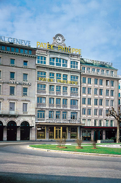 2006年にフルリノベーションを終えたパテック フィリップ直営のジュネーブ本店。外観にはあえて手を加えず、内装のみをモダンにアップデートしている。