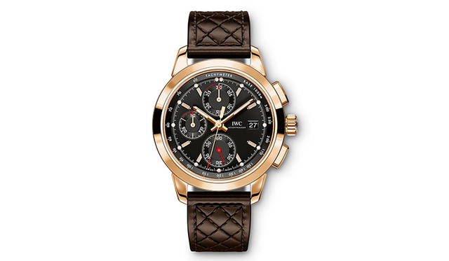 <strong>インヂュニア・クロノグラフ“74th グッドウッド・メンバーズ・ミーティング”</strong><br /> ケース　18Kレッドゴールド<br /> サイズ　直径42mm<br /> ムーブメント　自動巻き<br /> ストラップ　カーフスキン<br /> 防水　6気圧<br /> 発売時期　2016年10月<br /> 価格　199万円<br />