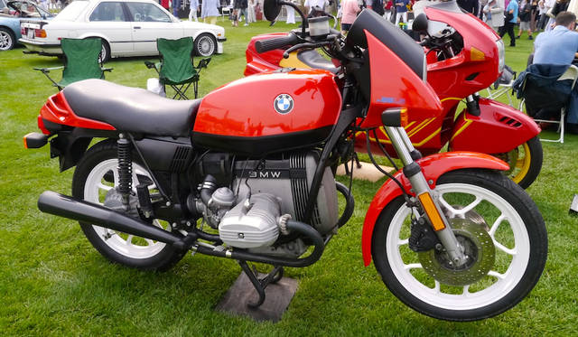 BMW「R65LS」はハンス・ムートがデザインし84年に発売されたモデルでスタイリングの美しさはピカイチ