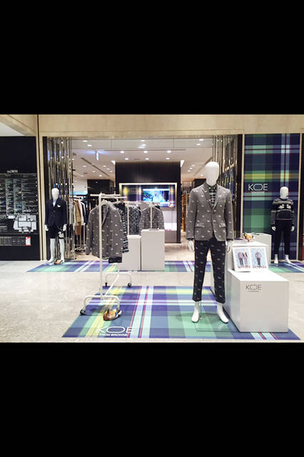 阪急メンズ東京1Fイベントスペースの様子