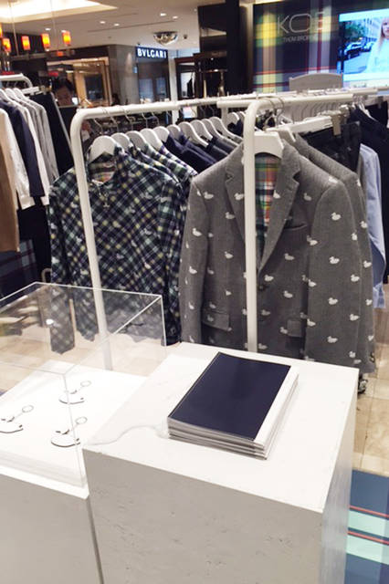 阪急メンズ東京1Fイベントスペースの様子