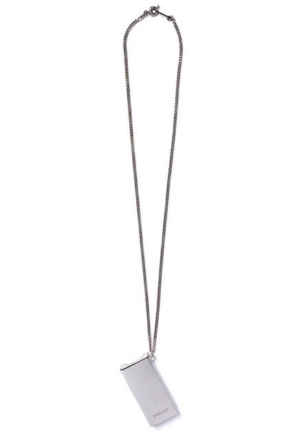 <strong>LIGHTER CASE NECKLACE</strong><br>カラー｜ Gold, Silver <br>価格｜ 9000円（税抜）