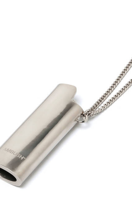 <strong>LIGHTER CASE NECKLACE </strong><br>カラー｜ Gold, Silver <br>価格｜ 9000円（税抜）