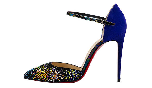Rivierina On Fire 100 Veau Velours Patent Stellar Strass Version Multi 23万9000円（税抜）