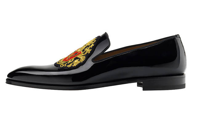 Loubiforever Flat Patent GG Black Gold 12万9000円（税抜）