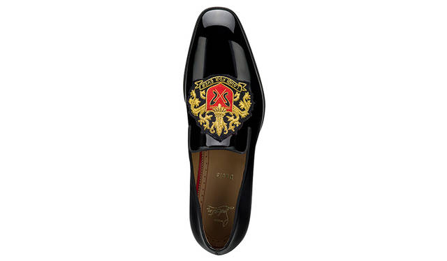 Loubiforever Flat Patent GG Black Gold 12万9000円（税抜）