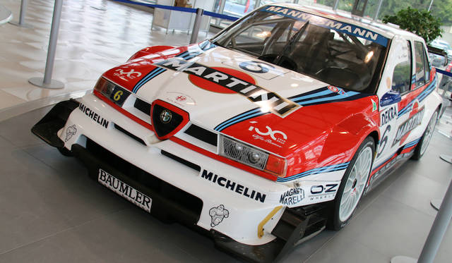 Mirafiori-Motor-Village_063 F1から転向したアレッサンドロ・ナンニーニが1996年ITCで駆ったアルファ・ロメオ155V6Ti