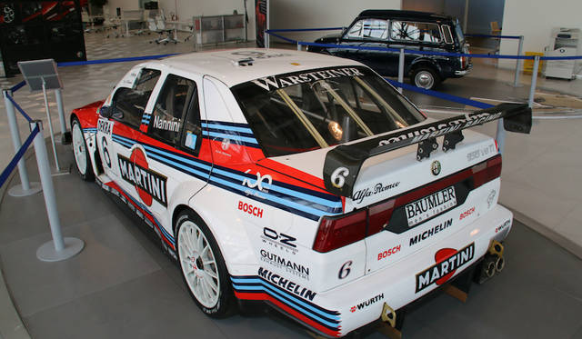 Mirafiori-Motor-Village_064 F1から転向したアレッサンドロ・ナンニーニが1996年ITCで駆ったアルファ・ロメオ155V6Ti