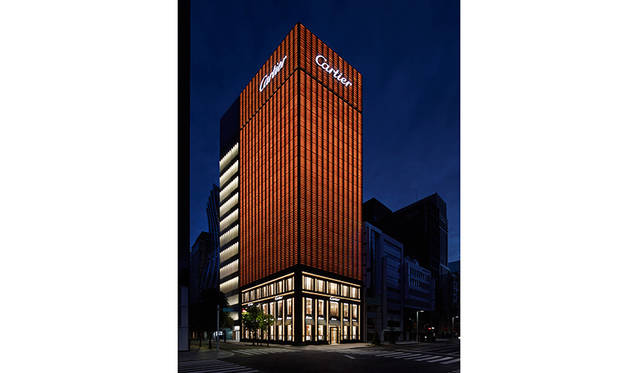 カルティエ 銀座ブティック店舗外観<br>Jimmy Cohrssen ©Cartier