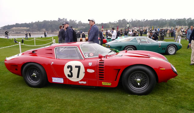 Pebble Beach Concours d’Elegance 2016 |ペブルビーチ・コンクールデレガンス 2016 068 ビザリーニがリボルタ公爵のために設計したイソ・グリフォA3/Cドロゴ・ベルリネッタ(64年)はルマン24時間やシーブリング1000キロなど各レースで活躍した