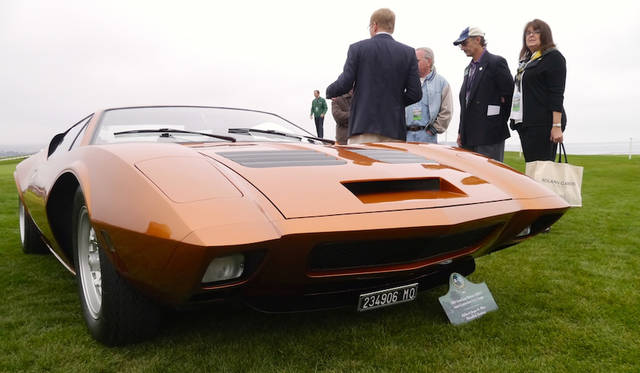 Pebble Beach Concours d’Elegance 2016 |ペブルビーチ・コンクールデレガンス 2016 070 アメリカンモーターズAMX/3のスタイリングはアメリカンモーターズのインハウス・デザイナーだったリチャード・ティーグ