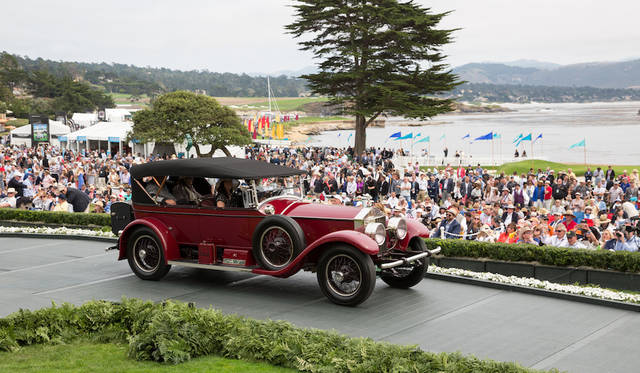 Pebble Beach Concours d’Elegance 2016 |ペブルビーチ・コンクールデレガンス 2016 040 Class H-1(Rolls-Royce Silver Ghost)部門1位はRolls-Royce Silver Ghost Brunn & Company Phaeton(21年) Copyright © Kimball Studios / Courtesy of Pebble Beach Concours d'Elegance