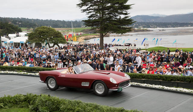 Pebble Beach Concours d’Elegance 2016 |ペブルビーチ・コンクールデレガンス 2016 048 Class M-1(Ferrari Grand Touring)部門1位のFerrari 250 GT Scaglietti Spyder California Prototype(57年) Copyright © Kimball Studios / Courtesy of Pebble Beach Concours d'Elegance