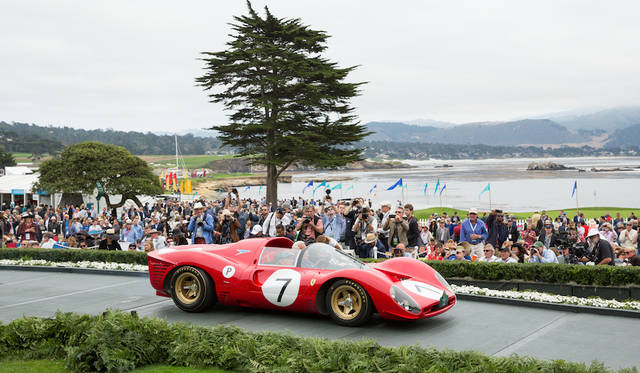 Pebble Beach Concours d’Elegance 2016 |ペブルビーチ・コンクールデレガンス 2016 049 Class M-2(Ferrari Competition)部門1位はFerrari 330 P4 Drogo Spyder(66年) Copyright © Kimball Studios / Courtesy of Pebble Beach Concours d'Elegance