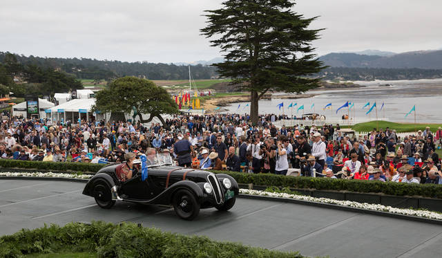 Pebble Beach Concours d’Elegance 2016 |ペブルビーチ・コンクールデレガンス 2016 050 Class N-1(BMW Centennial Prewar)部門1位、BMW 328 Roadster(37年) Copyright © Kimball Studios / Courtesy of Pebble Beach Concours d'Elegance