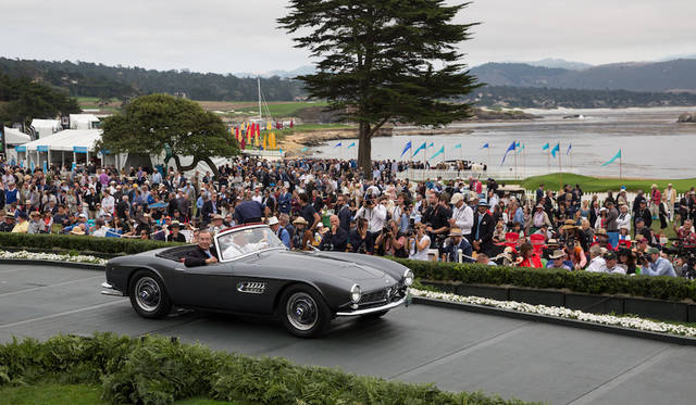 Pebble Beach Concours d’Elegance 2016 |ペブルビーチ・コンクールデレガンス 2016 051 Class N-2(BMW Centennial Postwar)部門1位のBMW 507 Series II Convertible(58年) Copyright © Kimball Studios / Courtesy of Pebble Beach Concours d'Elegance