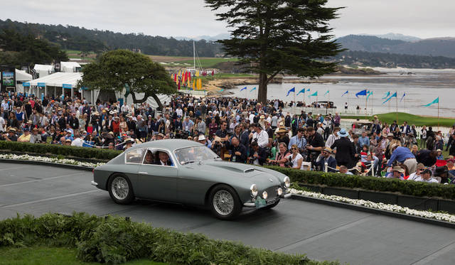 Pebble Beach Concours d’Elegance 2016 |ペブルビーチ・コンクールデレガンス 2016 054 Class O-3(Fiat Custom Coachwork)部門1位のFiat 8V Zagato Berlinetta(55年) Copyright © Kimball Studios / Courtesy of Pebble Beach Concours d'Elegance
