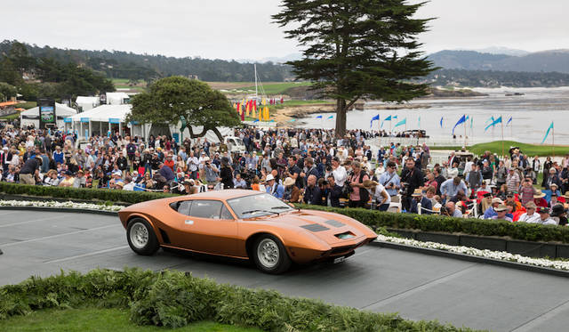 Pebble Beach Concours d’Elegance 2016 |ペブルビーチ・コンクールデレガンス 2016 011 Class R(Bizzarrini)部門1位は独立して自分の会社を設立したジョット・ビザリーニが米国の自動車会社の要請で設計を手がけたAmerican Motors AMX/3 Auto Costruzioni S.D. Coupe(69年) Copyright © Kimball Studios / Courtesy of Pebble Beach Concours d'Elegance