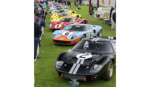 Pebble Beach Concours d’Elegance 2016 |ペブルビーチ・コンクールデレガンス 2016 062 2016年はフォードGT40がルマン24時間レースで優勝して50周年 Copyright © Kimball Studios / Courtesy of Pebble Beach Concours d'Elegance