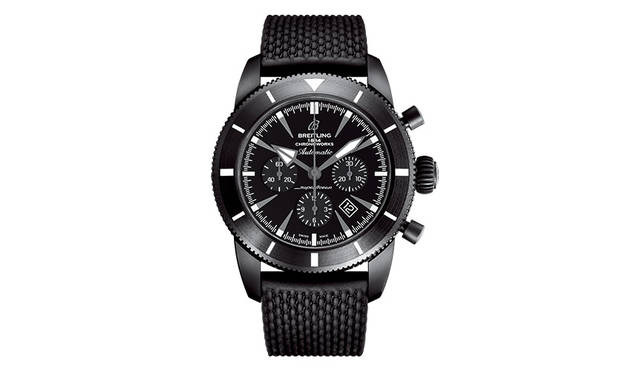 <strong>BREITLING<br /> スーパーオーシャン ヘリテージ クロノワークス®</strong><br /> <br /> ムーブメント／自動巻き（Cal.01 クロノワークス）<br /> 機能／クロノグラフ（30分積算計、12時間積算計）<br /> ケース／ブラックセラミック<br /> 直径／46mm<br /> ストラップ／エアロクラシック・ラバー<br /> 防水性能／100m<br /> 発売時期／2016年冬発売予定<br /> 価格／463万円（税別）<br />