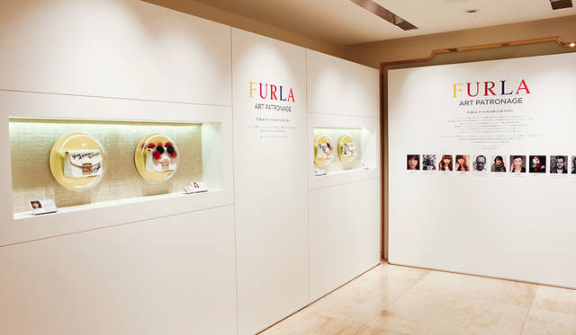 Display1 FURLA 銀座でのお披露目の様子(展示終了)