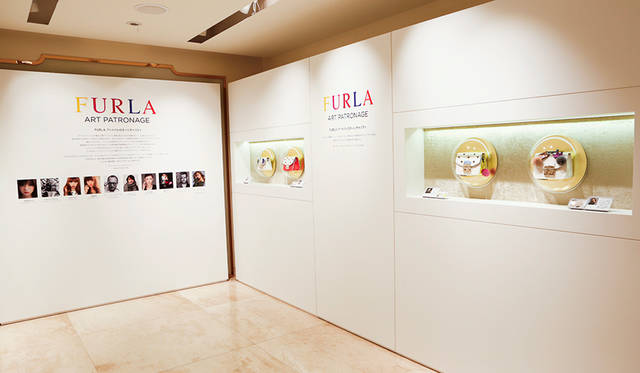 Display2 FURLA 銀座でのお披露目の様子(展示終了)